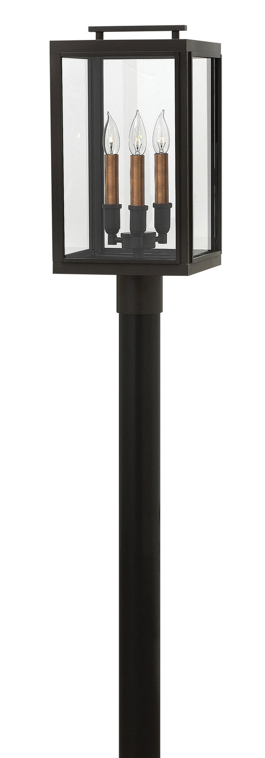 Sutcliffe LED Post Top/ Pier Mount in Oil Rubbed Bronze