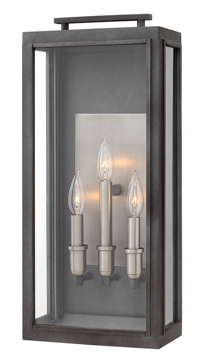 Sutcliffe LED Wall Mount in Aged Zinc