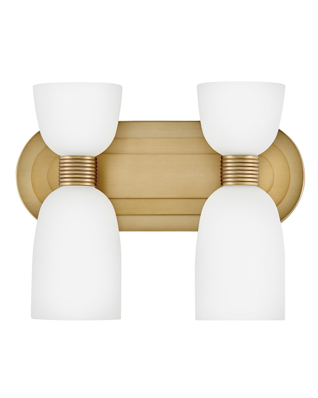 Tallulah LED Vanity in Lacquered Brass