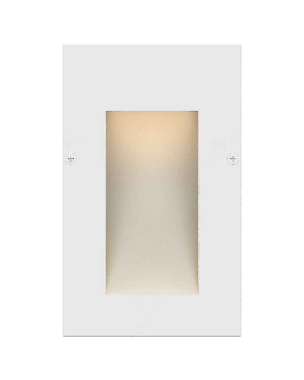 Taper LED Landscape in Satin White