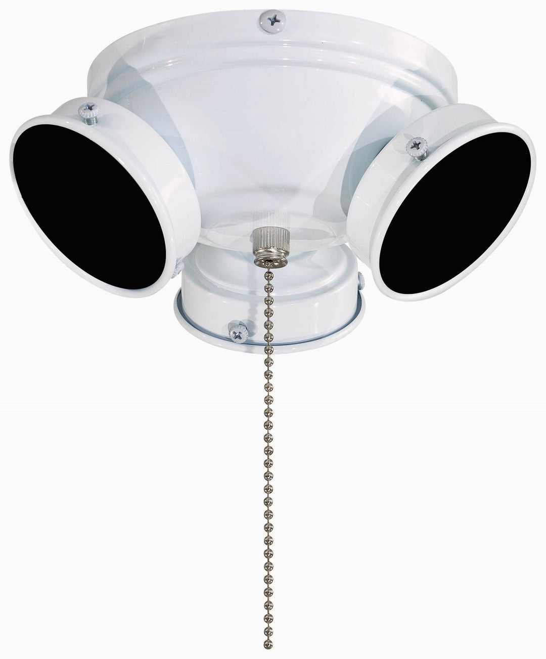 Three Light Fan Light Kit in White