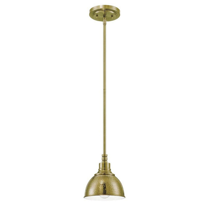 Timarron One Light Mini Pendant in Legacy Brass