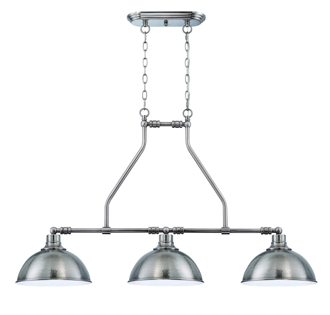 Timarron Three Light Island Chandelier in Antique Nickel