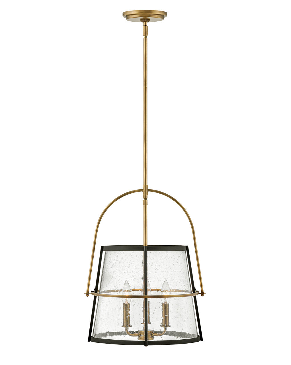 Tournon LED Pendant in Heritage Brass