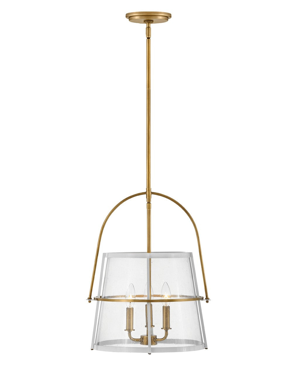 Tournon LED Pendant in Heritage Brass