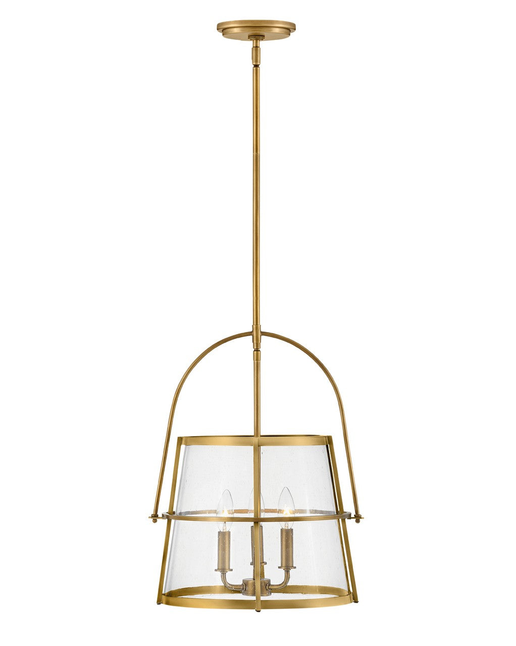 Tournon LED Pendant in Heritage Brass