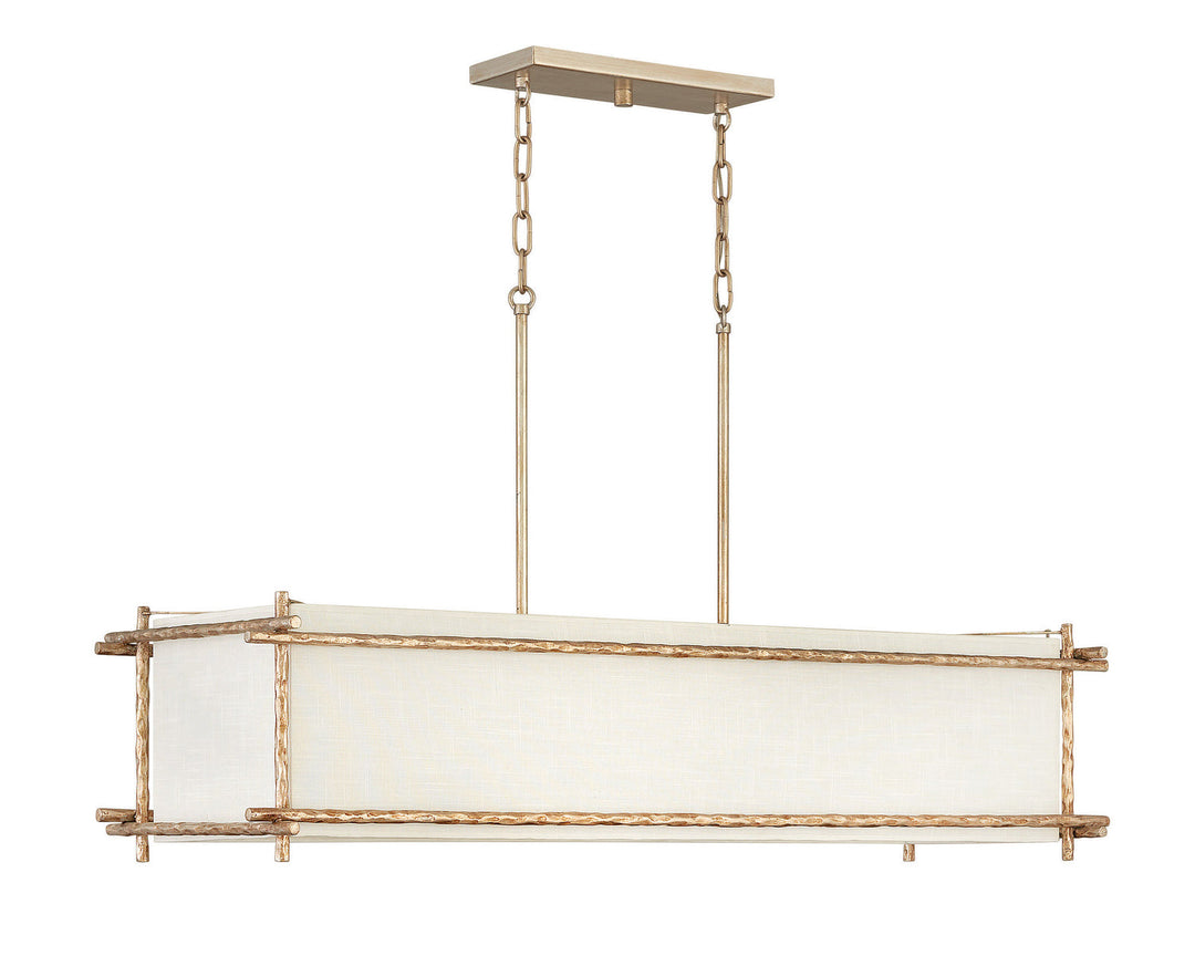 Tress LED Chandelier in Champagne Gold
