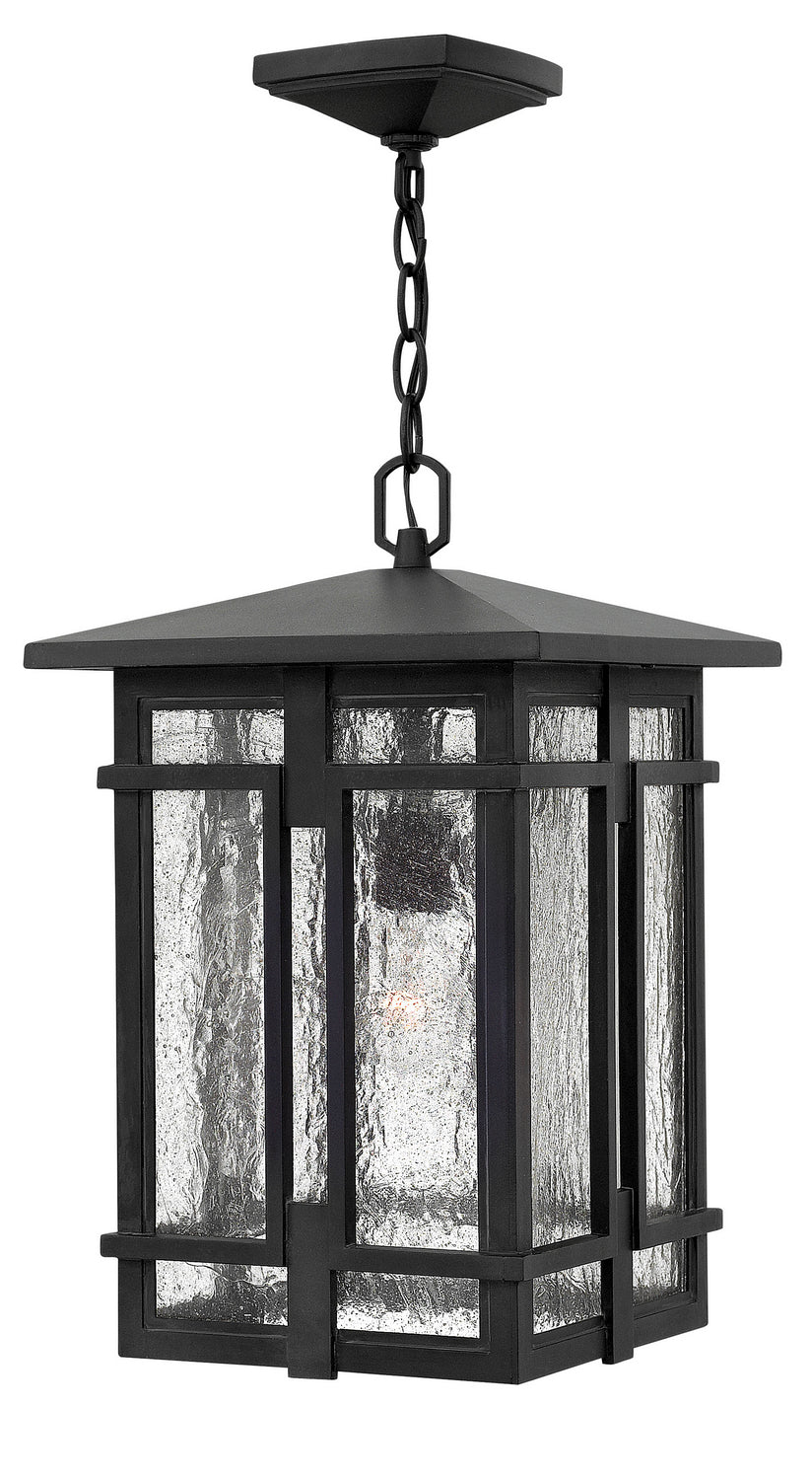 Tucker LED Hanging Lantern in Museum Black
