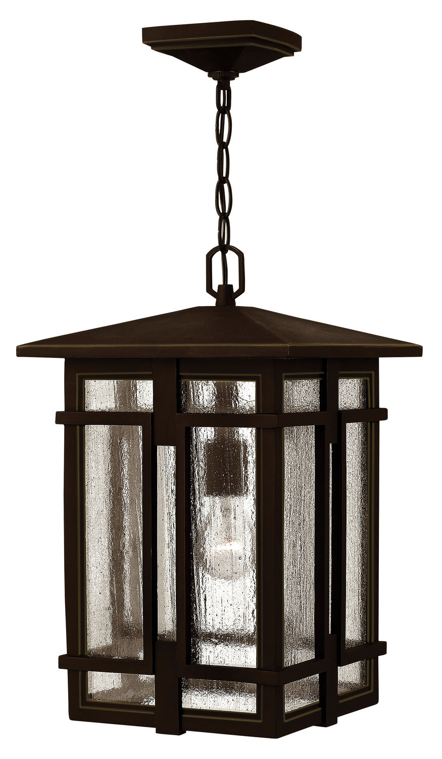 Tucker LED Hanging Lantern in Oil Rubbed Bronze