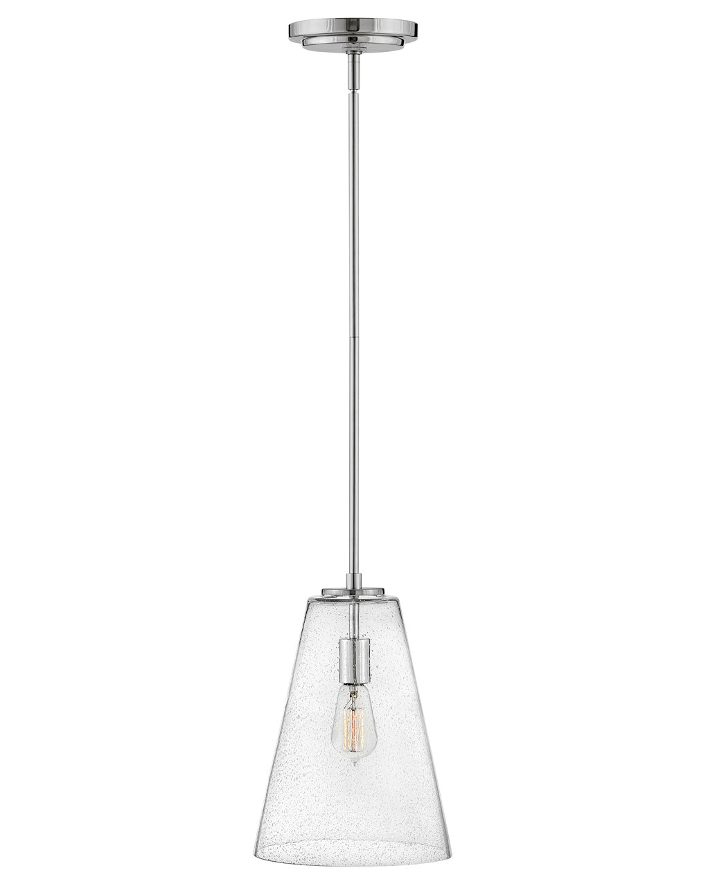 Vance LED Pendant in Polished Nickel