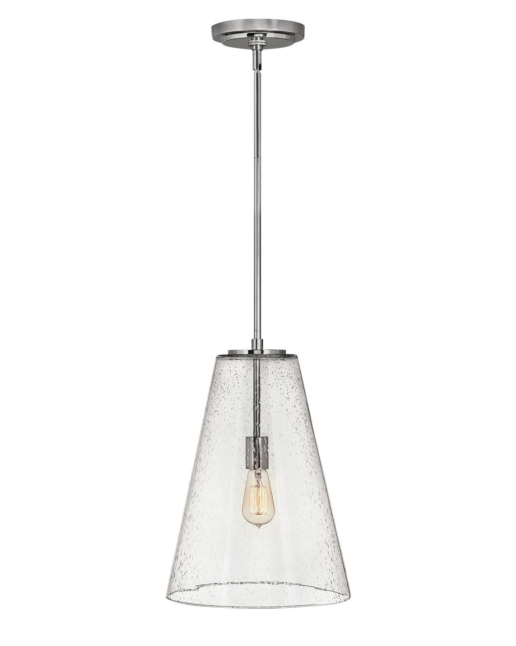 Vance LED Pendant in Polished Nickel