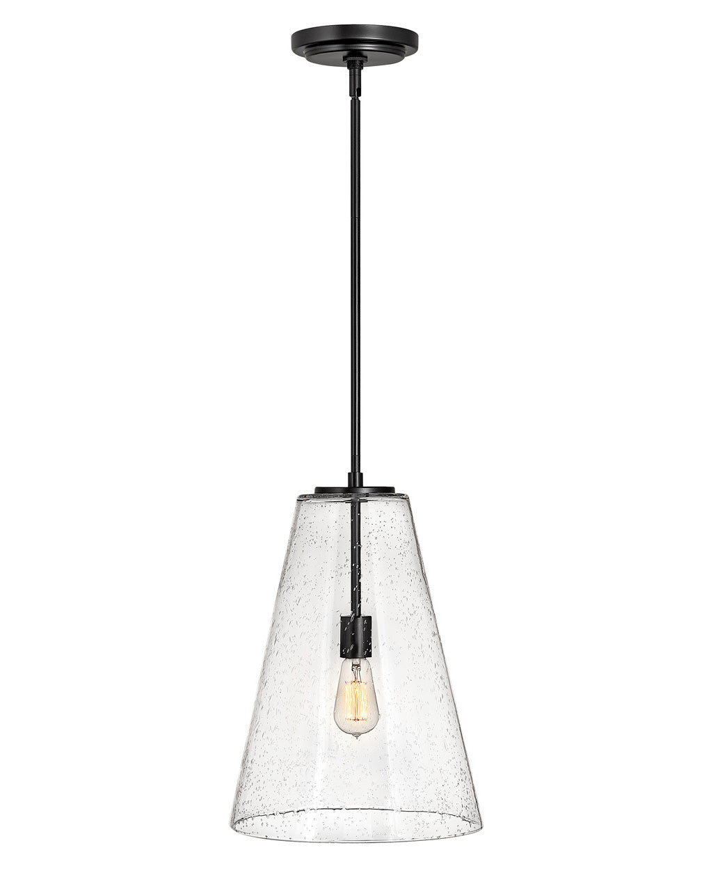 Vance LED Pendant in Satin Black