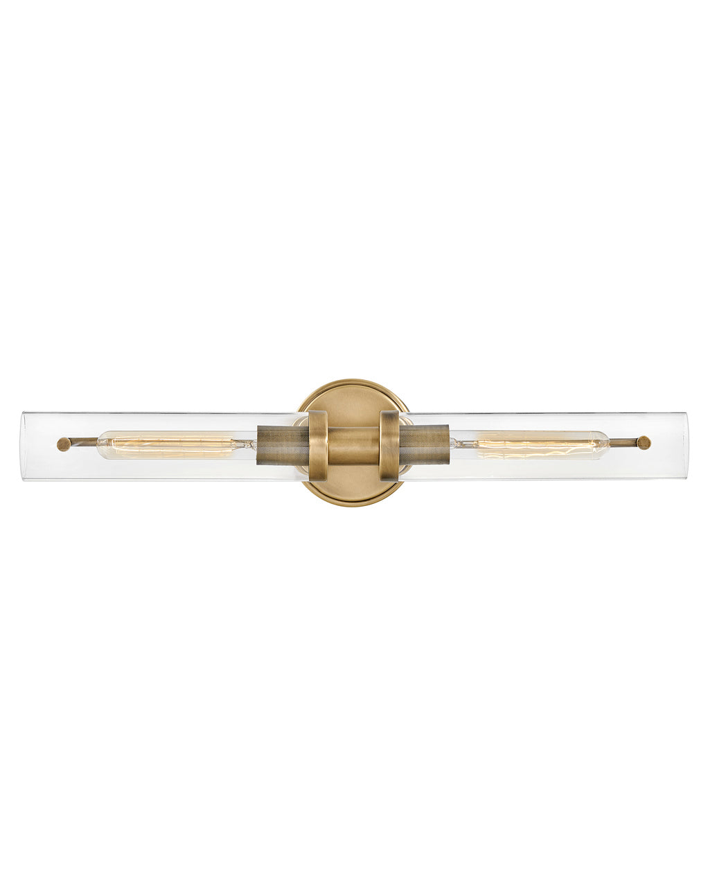 Vaughn LED Vanity in Heritage Brass