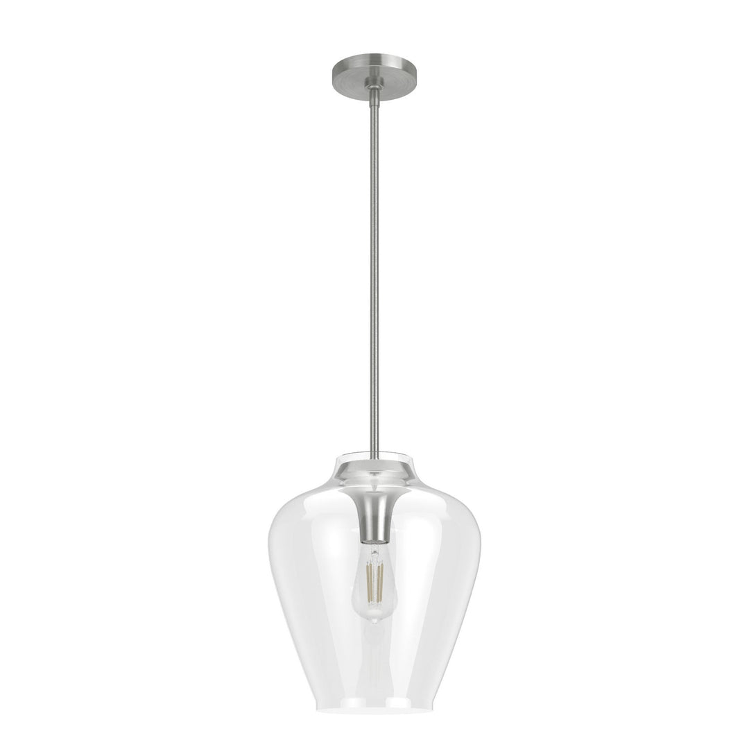 Vidria One Light Pendant in Brushed Nickel