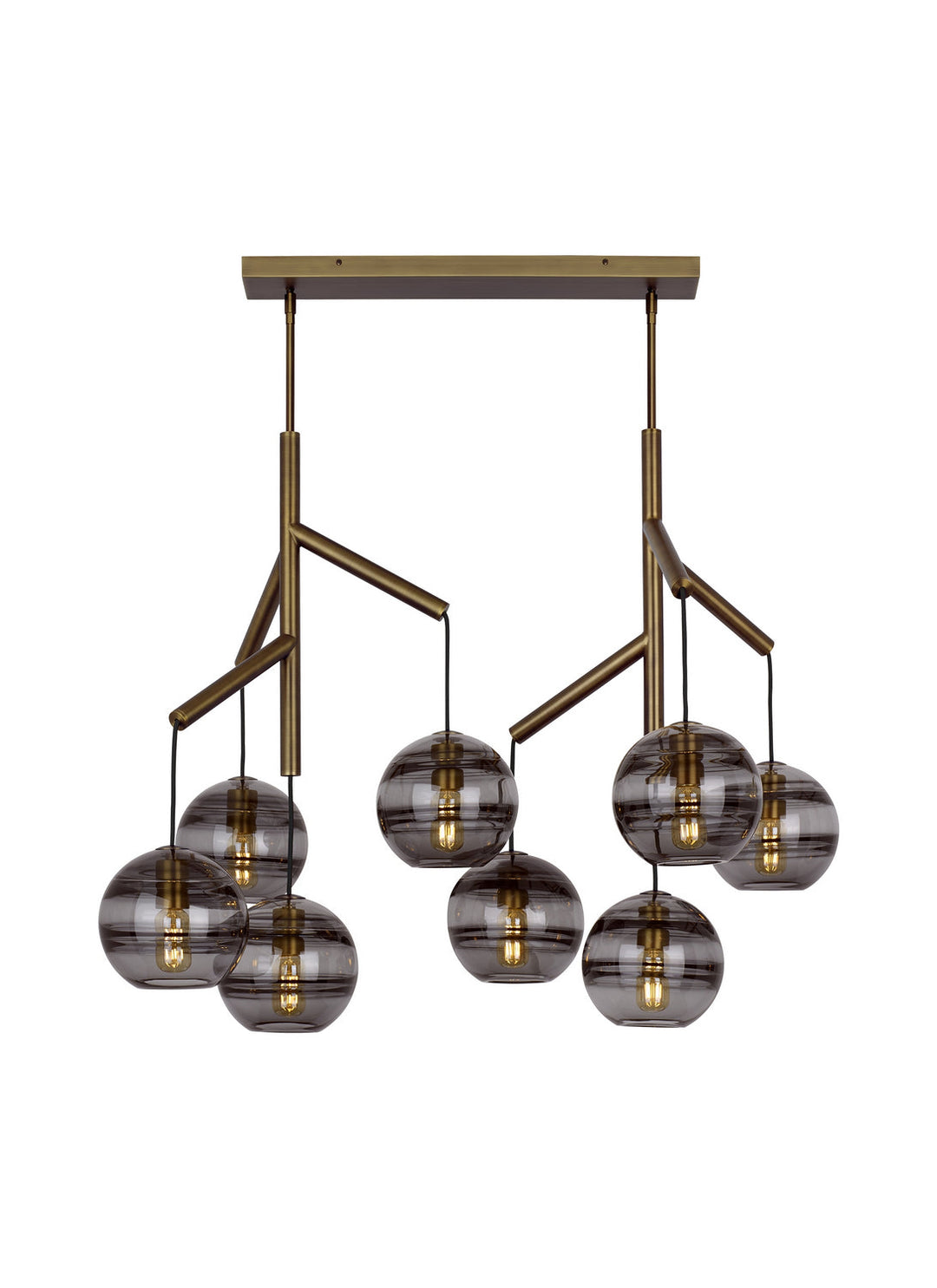 Visual Comfort Modern Eight Light Chandelier