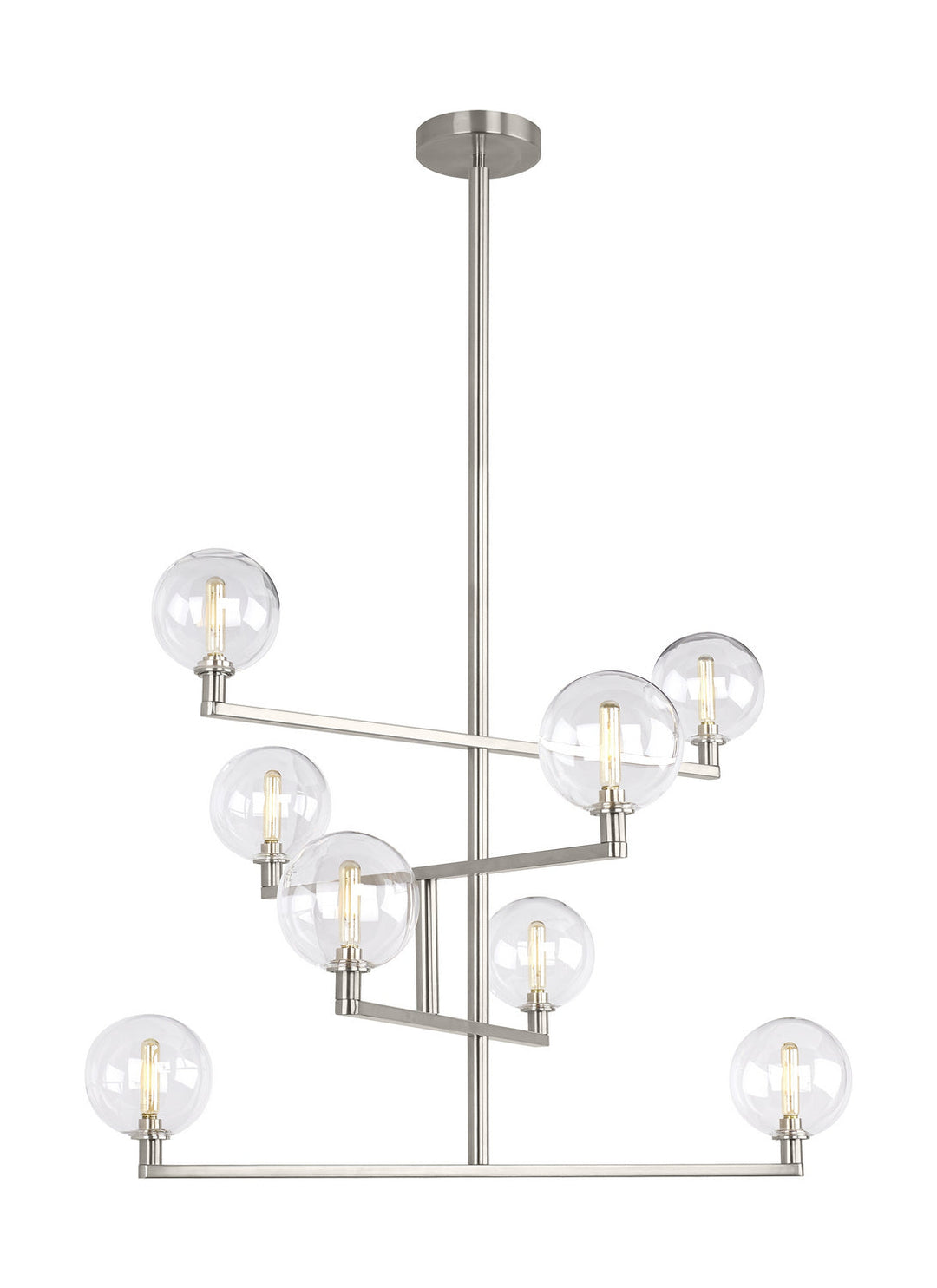 Visual Comfort Modern Eight Light Chandelier