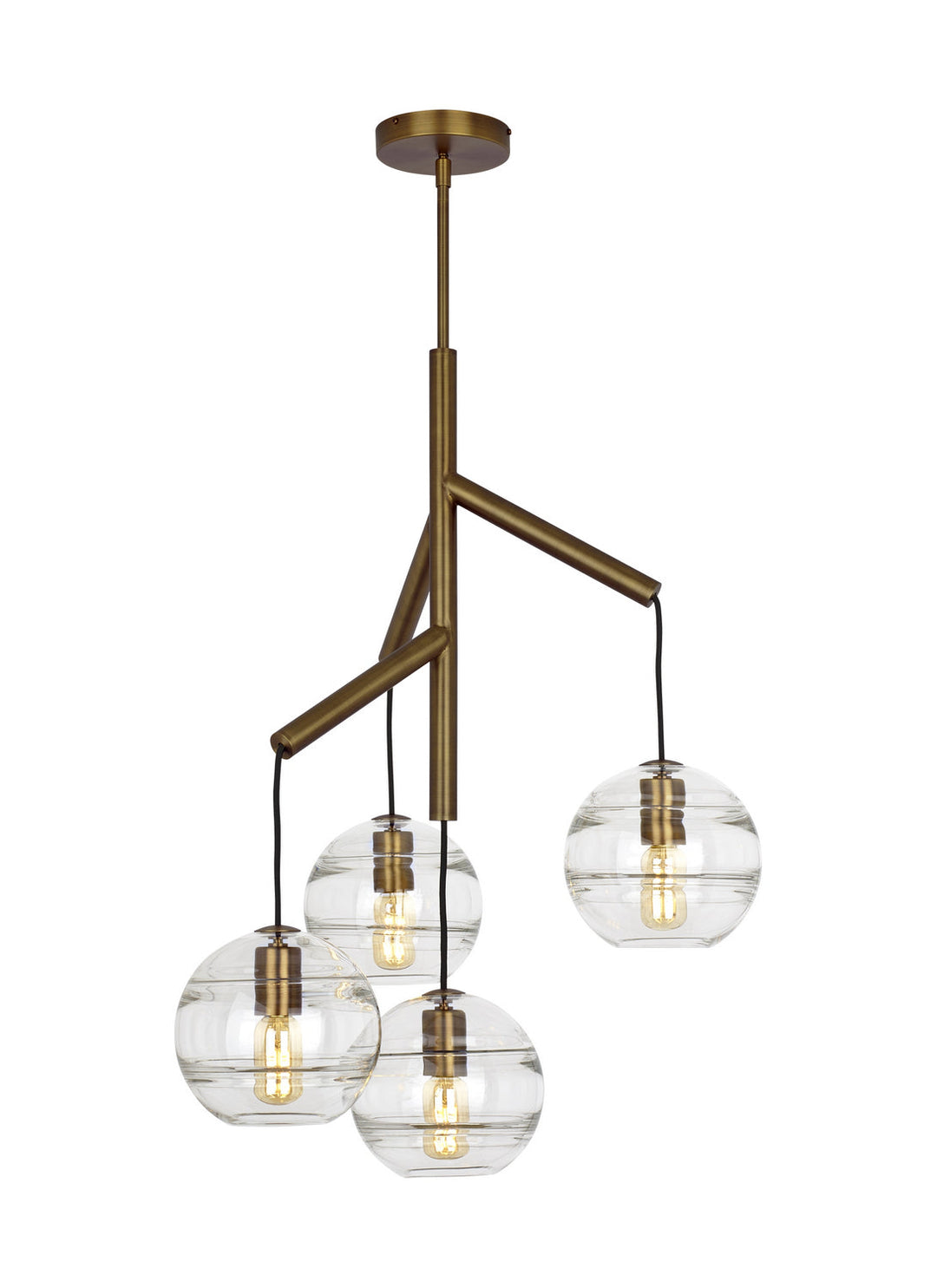 Visual Comfort Modern Four Light Chandelier
