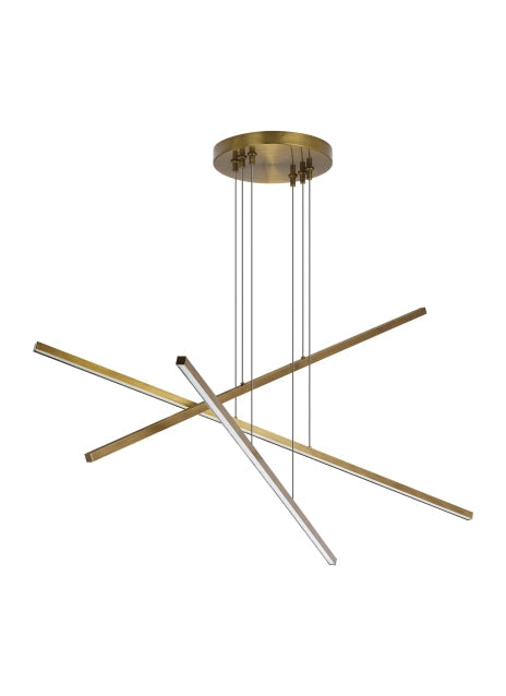 Visual Comfort Modern LED Linear Chandelier