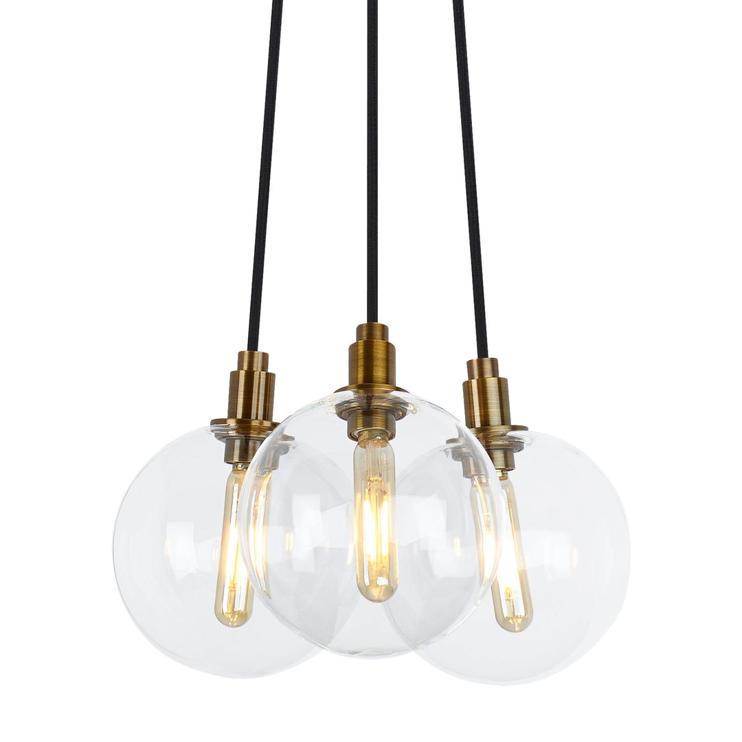 Visual Comfort Modern Three Light Chandelier