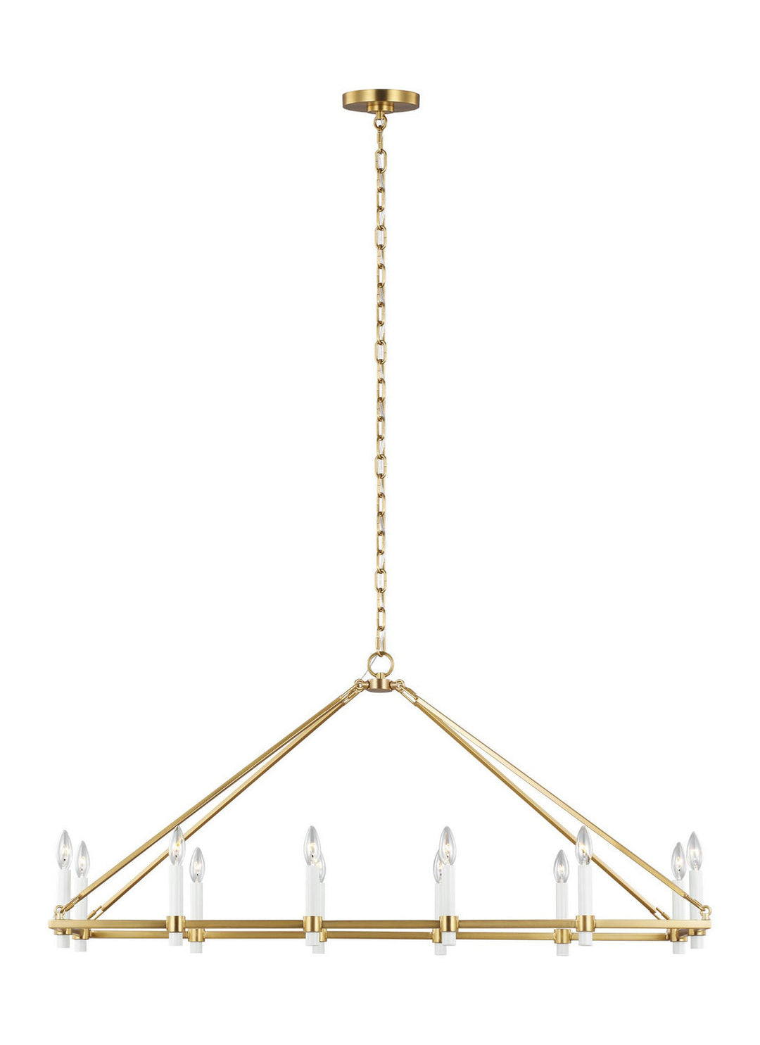Visual Comfort Studio 12 Light Linear Chandelier