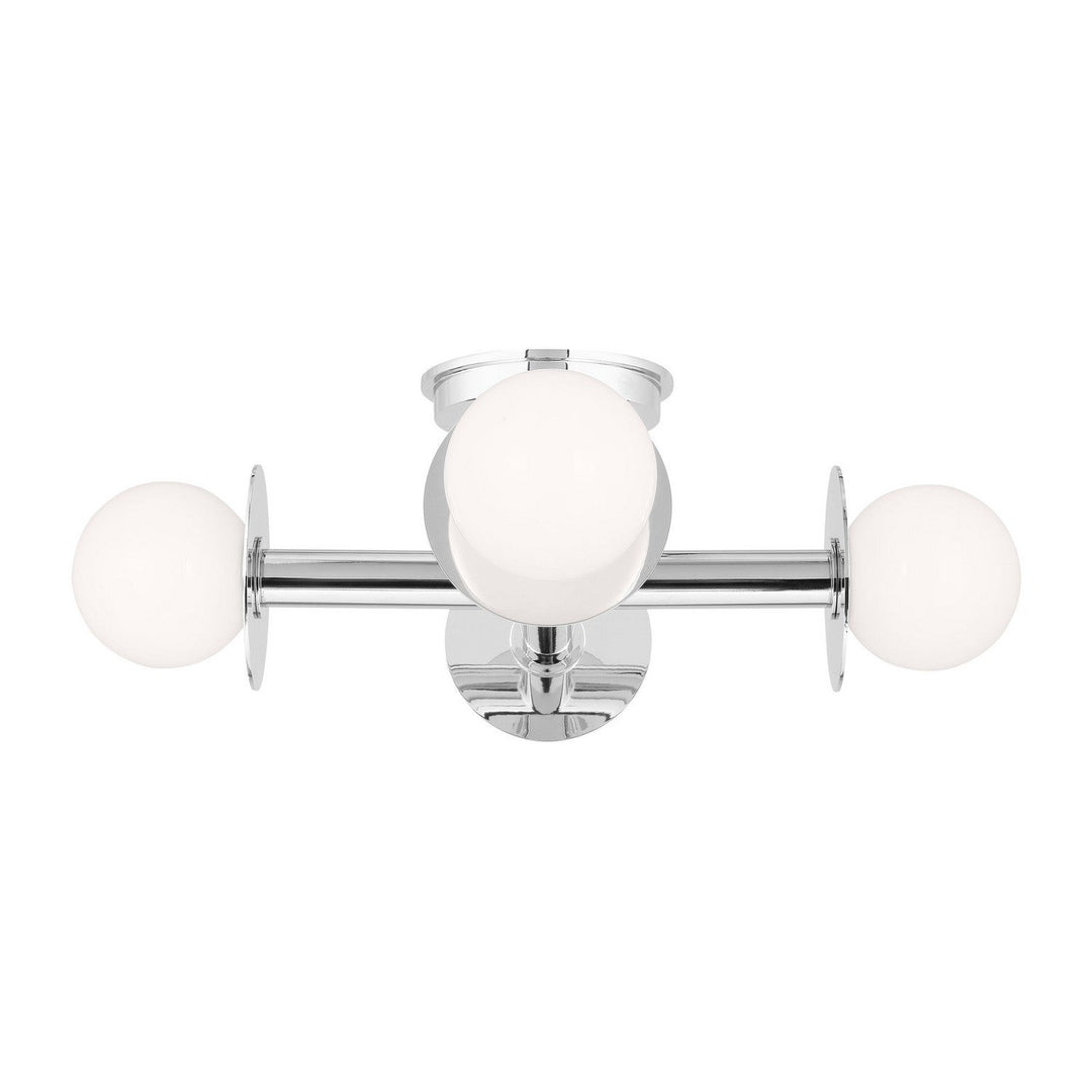 Visual Comfort Studio Four Light Semi-Flush Mount