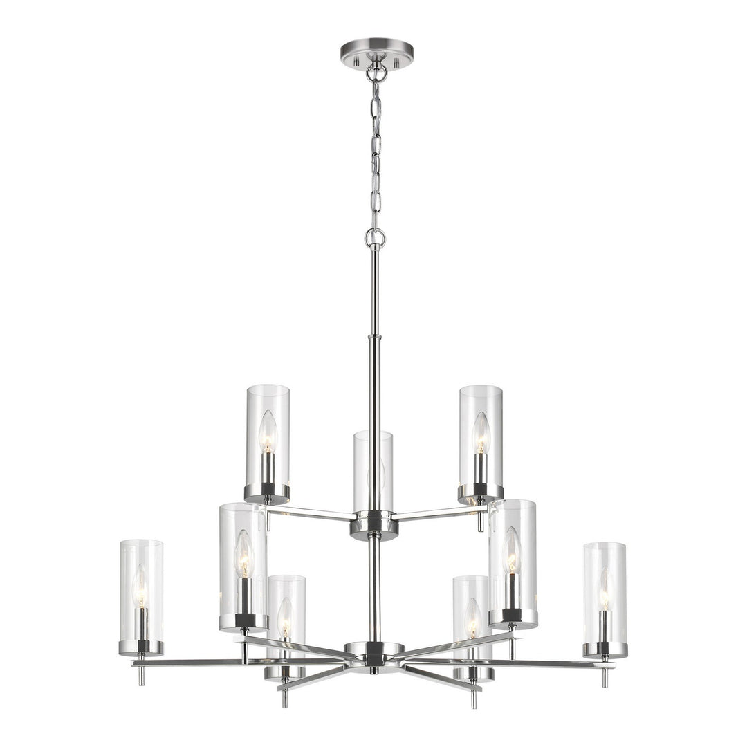 Visual Comfort Studio Nine Light Chandelier