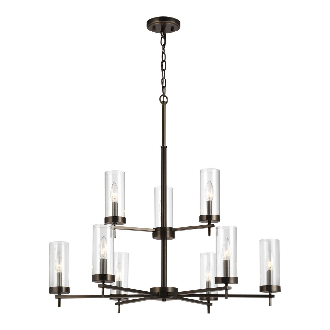Visual Comfort Studio Nine Light Chandelier