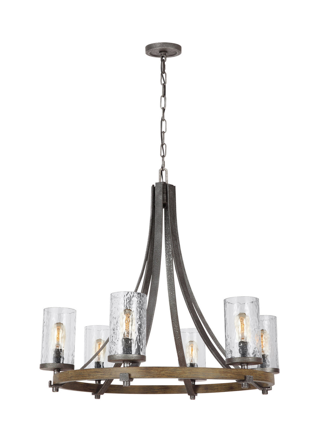 Visual Comfort Studio Six Light Chandelier