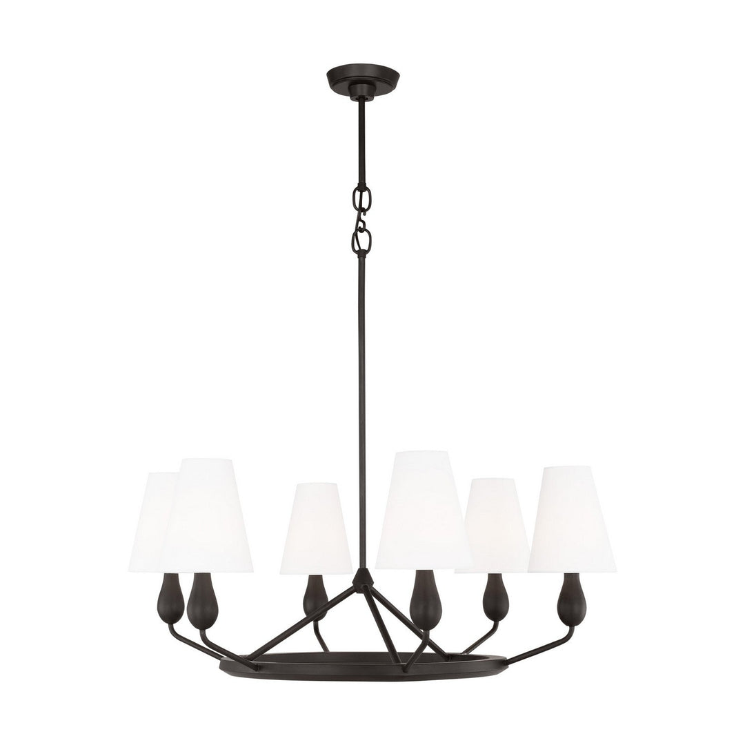 Visual Comfort Studio Six Light Chandelier