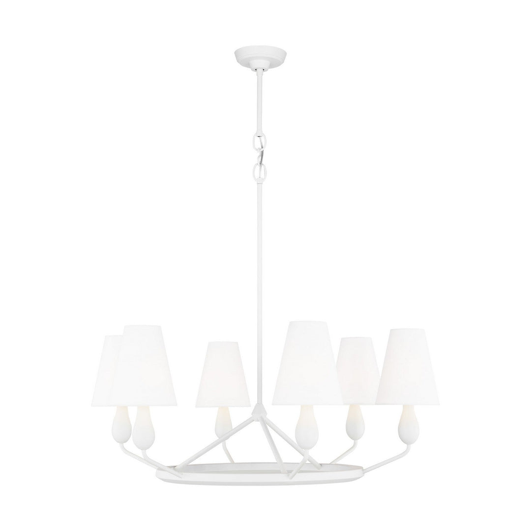 Visual Comfort Studio Six Light Chandelier