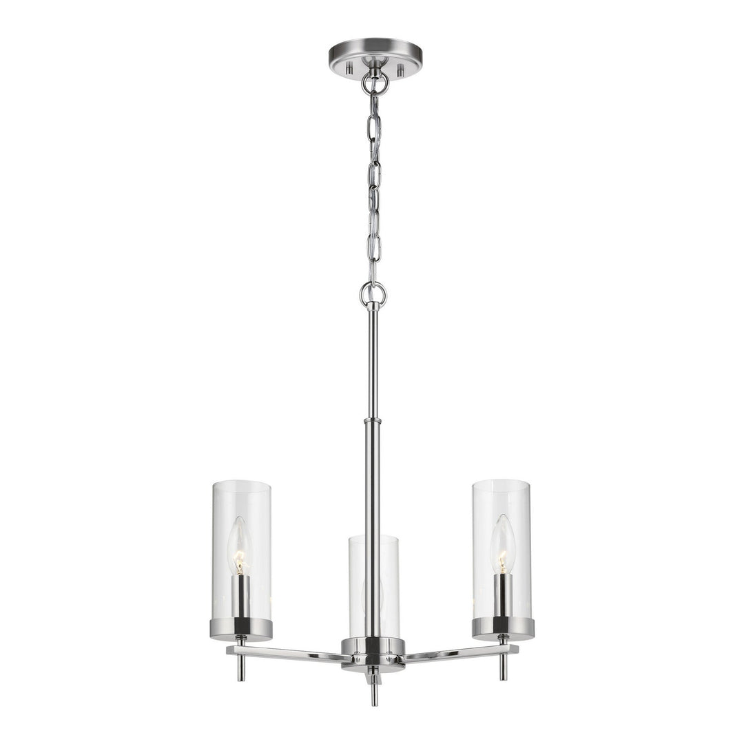 Visual Comfort Studio Three Light Chandelier