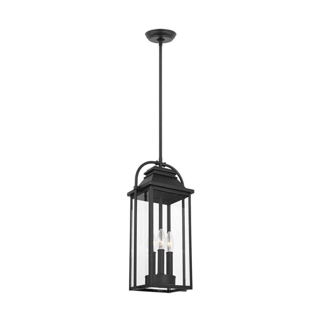 Visual Comfort Studio Three Light Outdoor Pendant