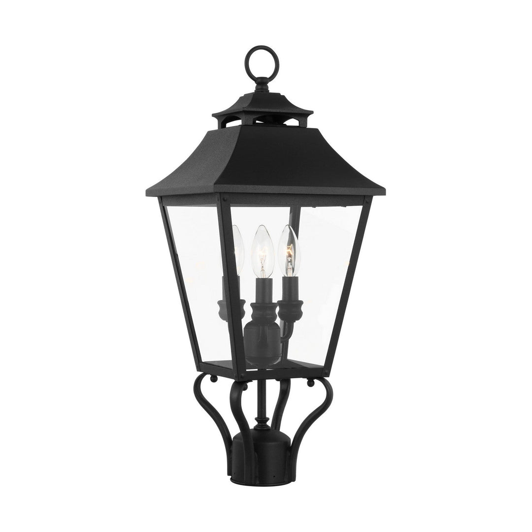 Visual Comfort Studio Three Light Outdoor Post Lantern