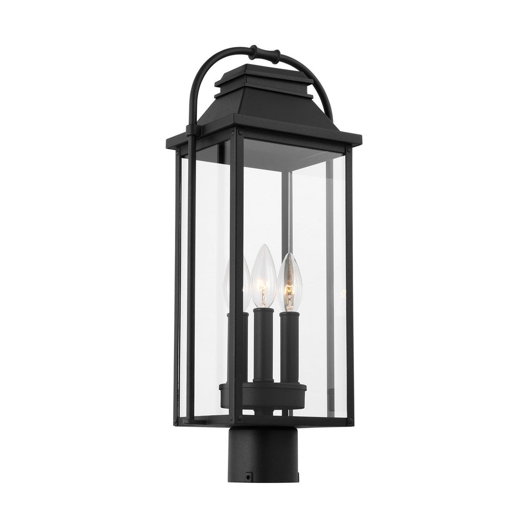 Visual Comfort Studio Three Light Outdoor Post Lantern