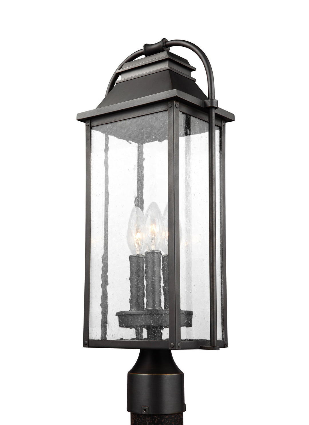 Visual Comfort Studio Three Light Post Lantern