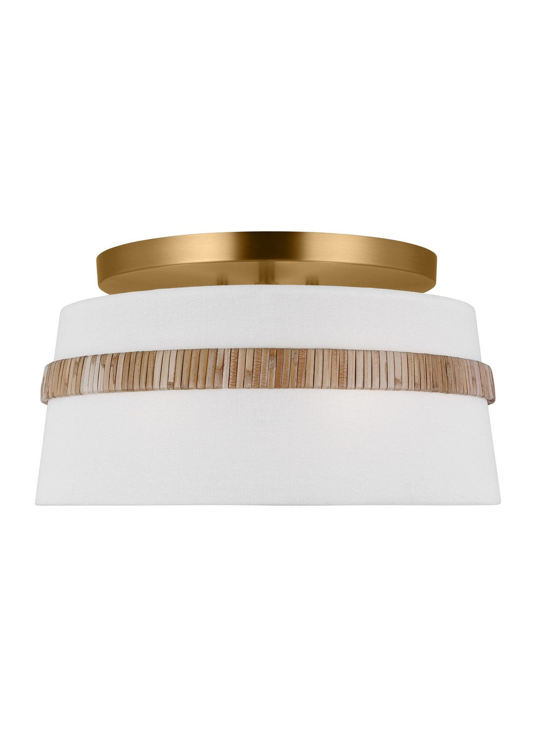 Visual Comfort Studio Three Light Semi-Flush Mount