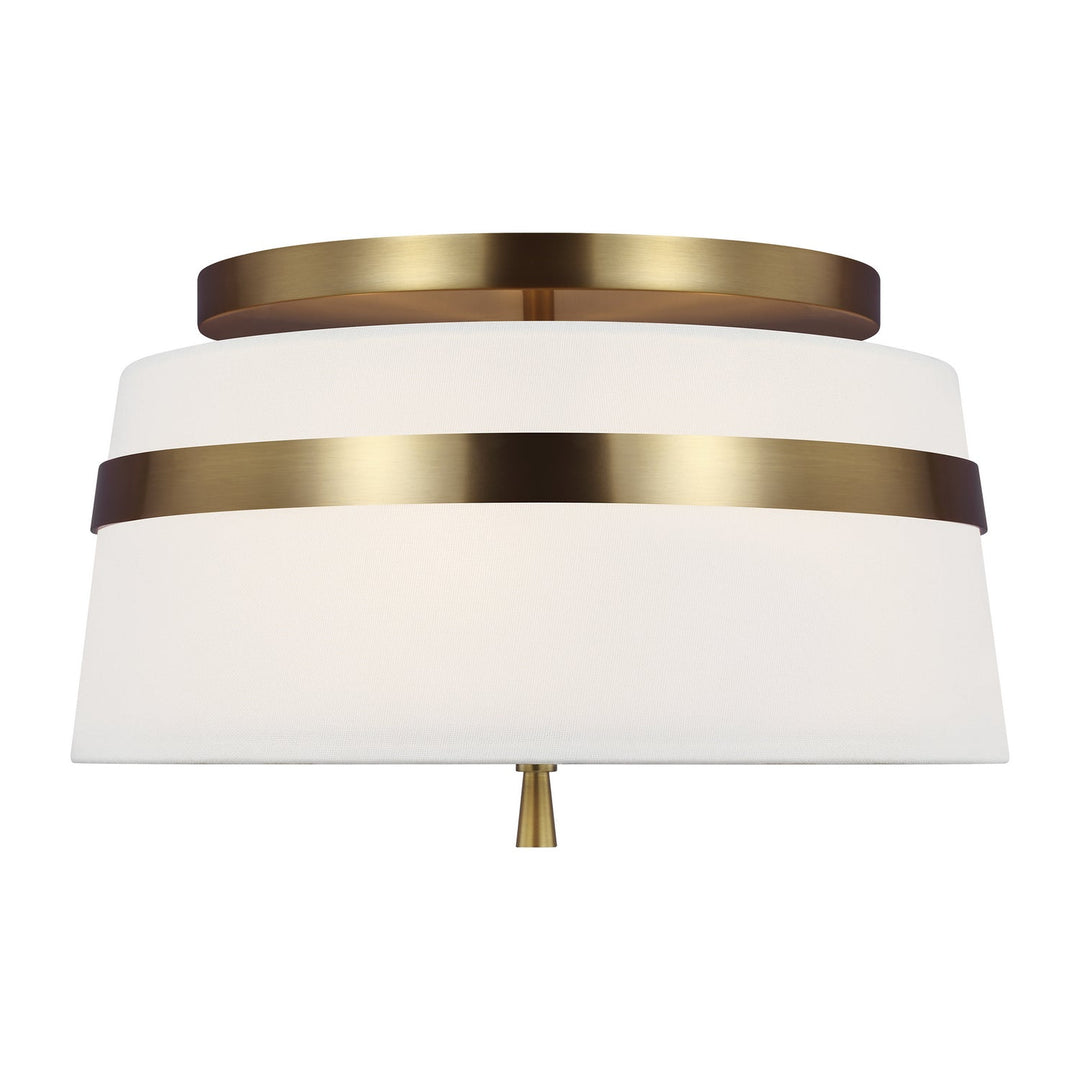 Visual Comfort Studio Three Light Semi-Flush Mount