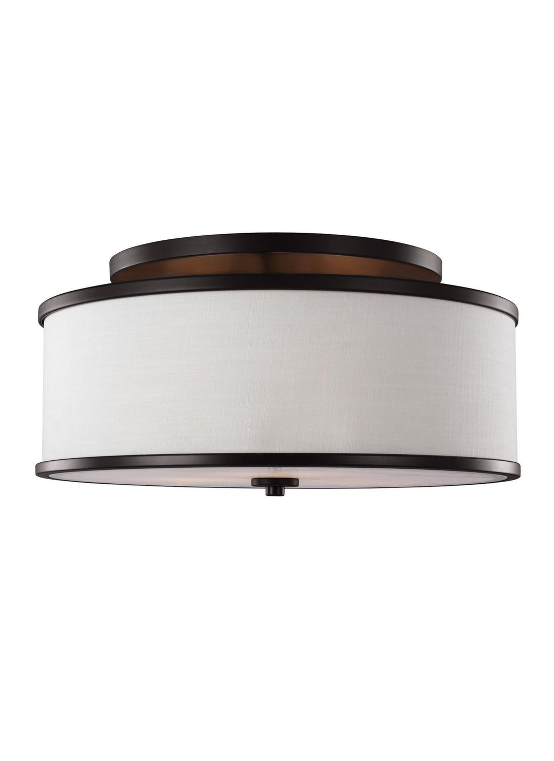 Visual Comfort Studio Three Light Semi-Flush Mount