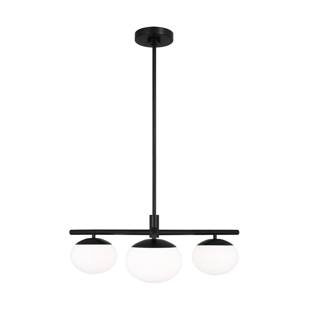 Visual Comfort Studio Three Light Semi Flush Mount
