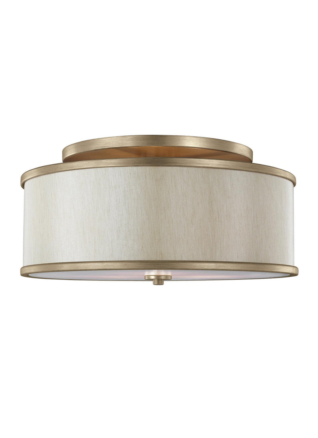 Visual Comfort Studio Three Light Semi-Flush Mount