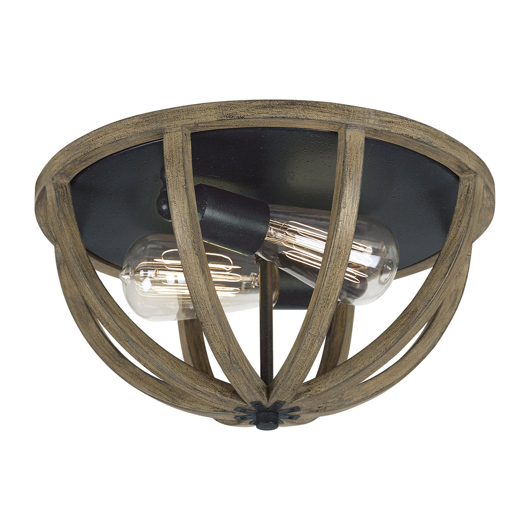 Visual Comfort Studio Two Light Flush Mount