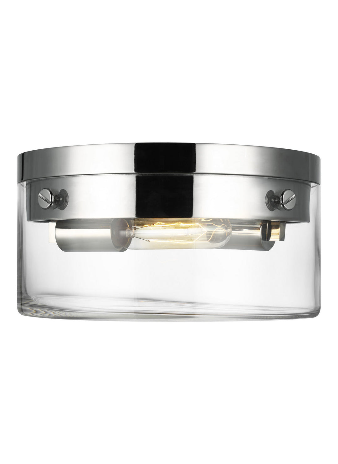 Visual Comfort Studio Two Light Flush Mount