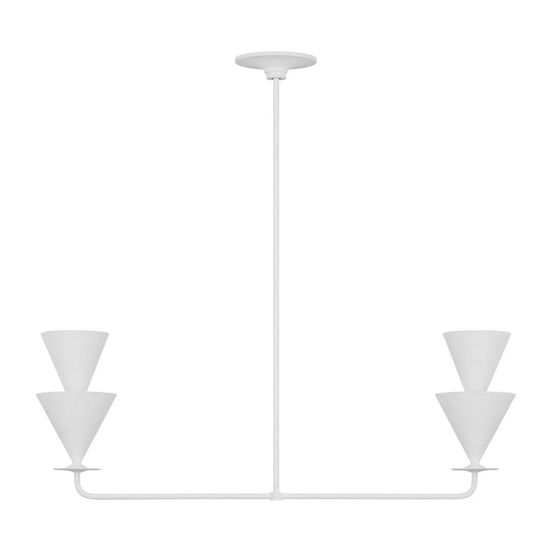 Visual Comfort Studio Two Light Linear Chandelier