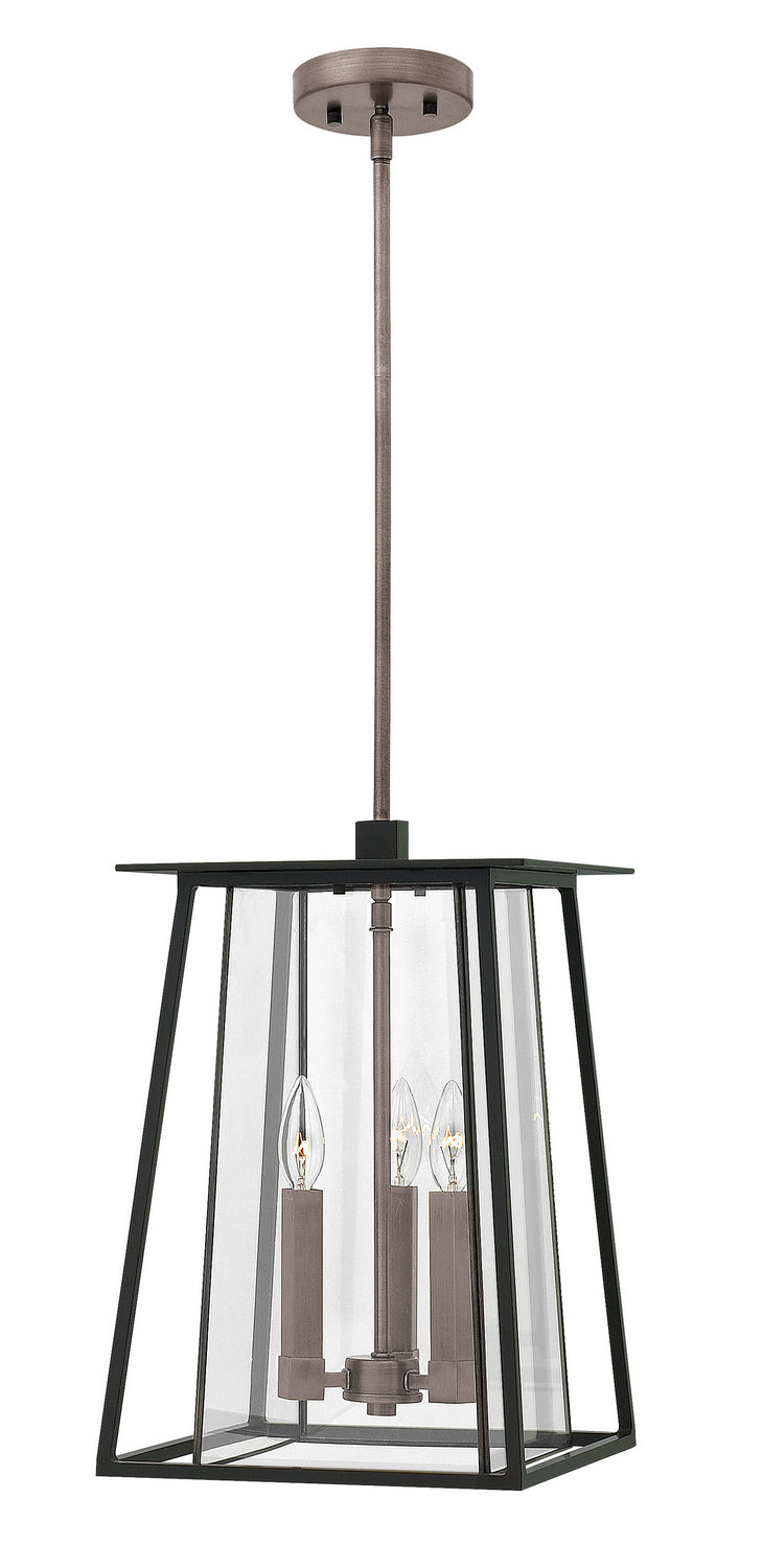 Walker LED Hanging Lantern in Black