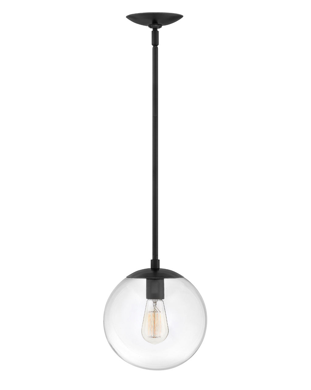 Warby LED Pendant in Black