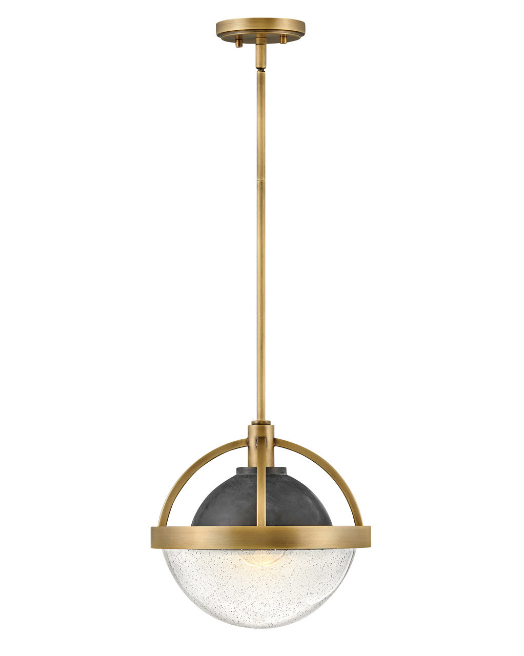 Watson LED Pendant in Heritage Brass