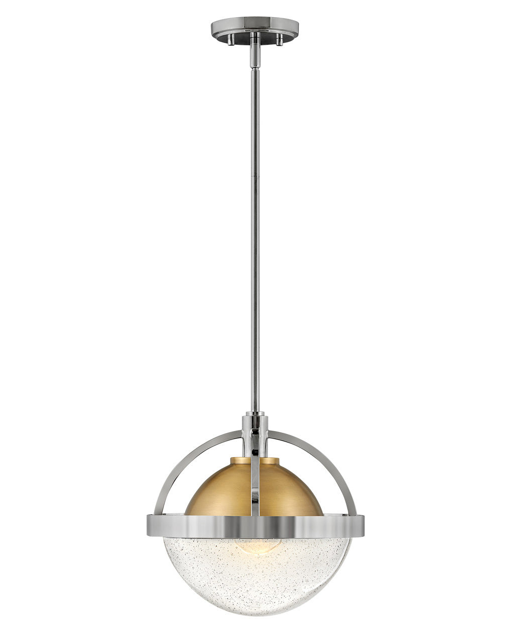 Watson LED Pendant in Polished Nickel