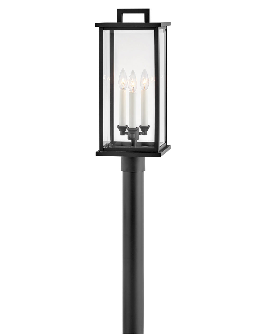 Weymouth LED Outdoor Post Mount in Black