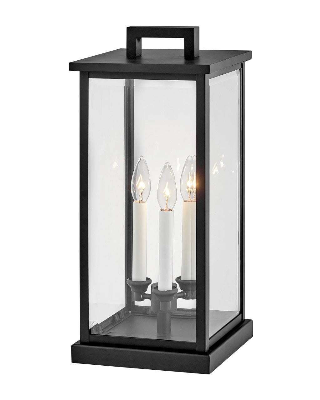 Weymouth LED Pier Mount in Black