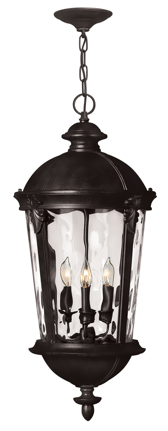 Windsor LED Hanging Lantern in Black